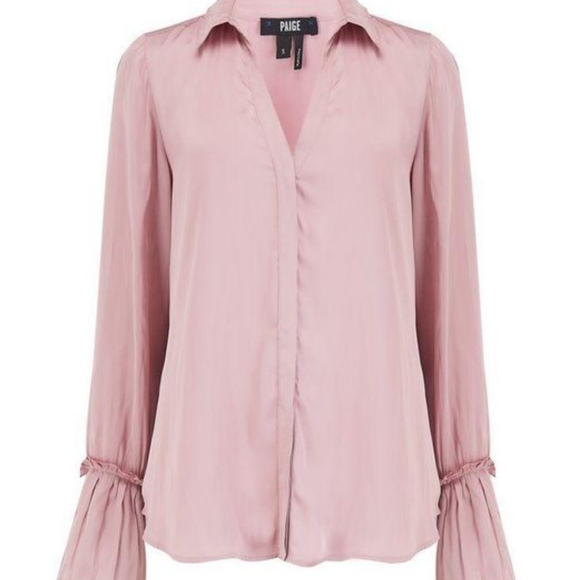 PAIGE Flared Sleeve Pink Blouse - Picture 2 of 7